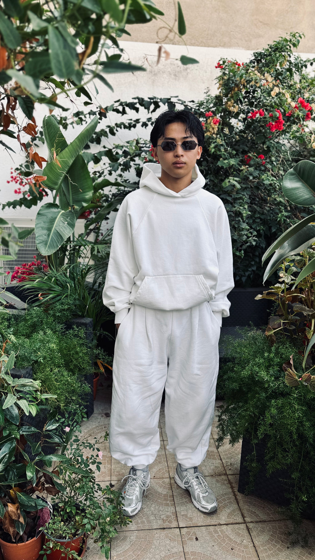 White Track Suit Top