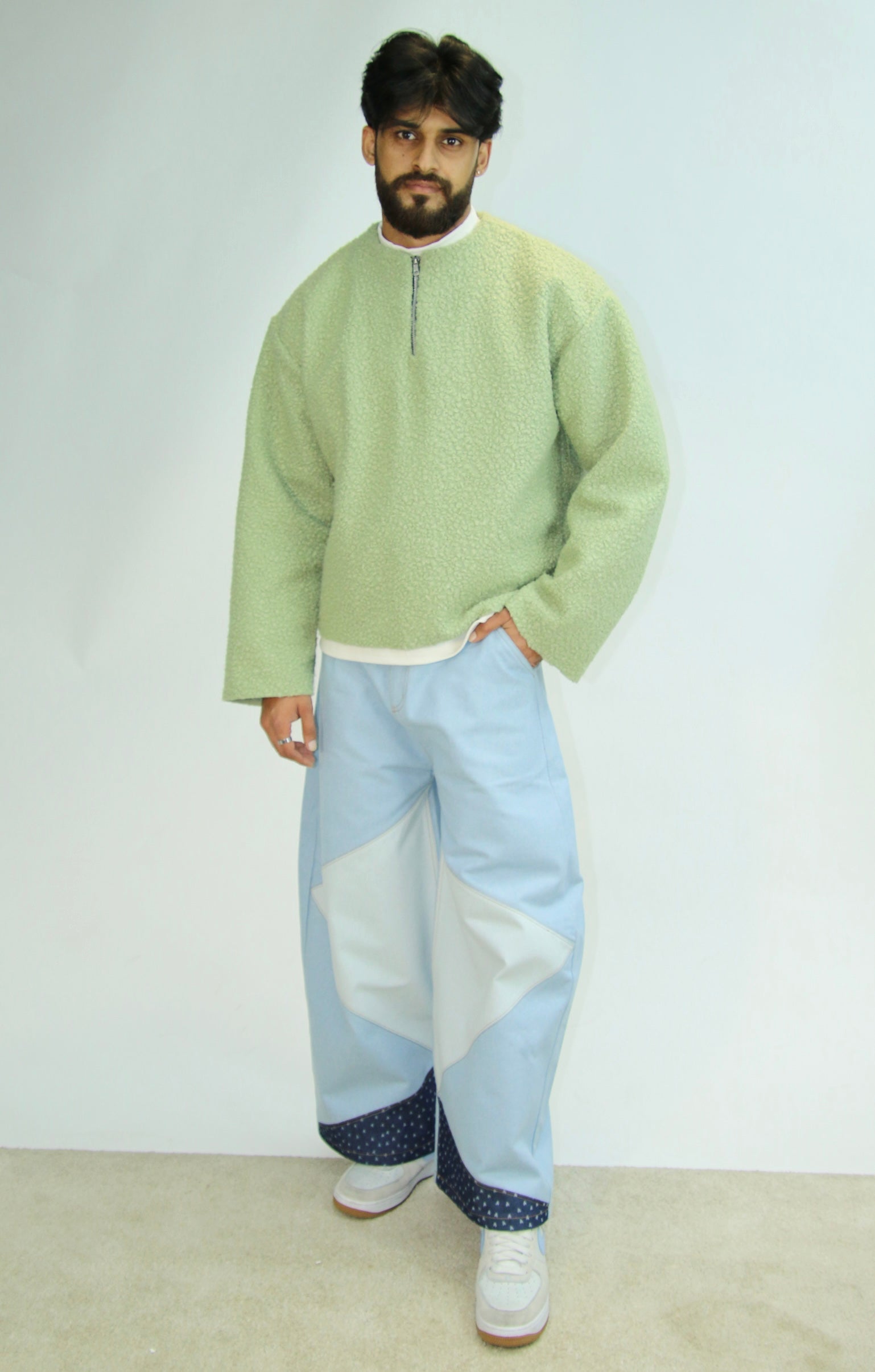 The Ember Pullover - Olive Ash